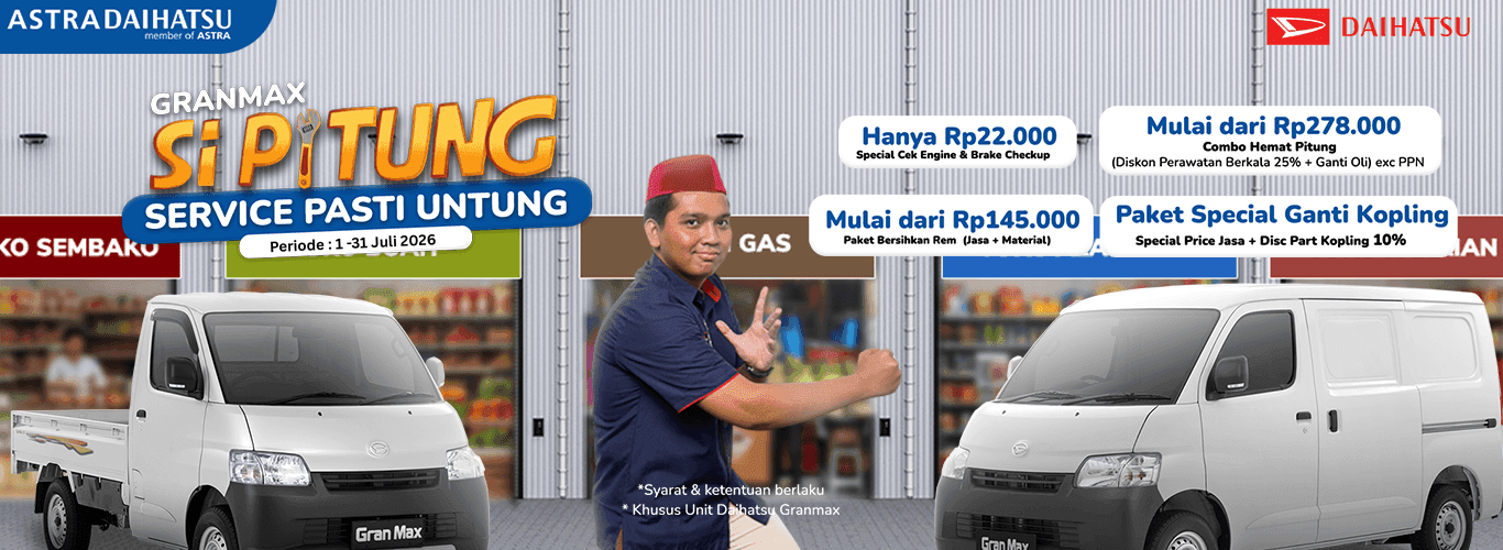 promo service daihatsu granmax